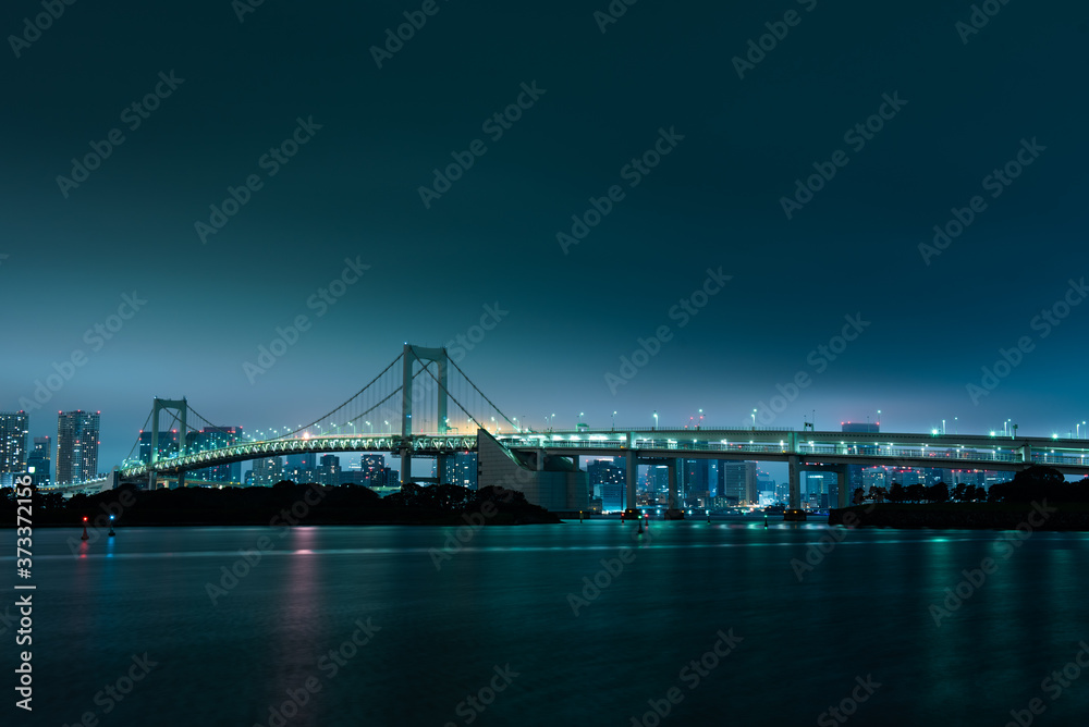 Obraz premium レインボーブリッジと夜景