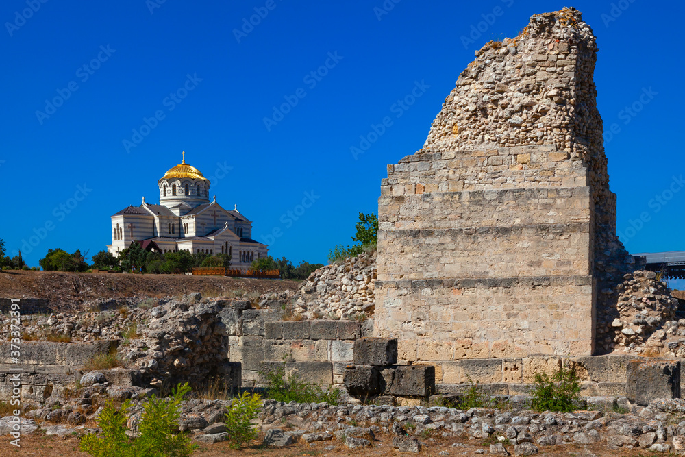 Vladimirsky Cathedral in Chersonesos (Crimea)