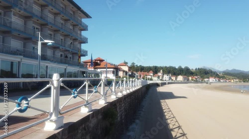 Ribadesella, beautiful coastal village of Asturias,Spain photo