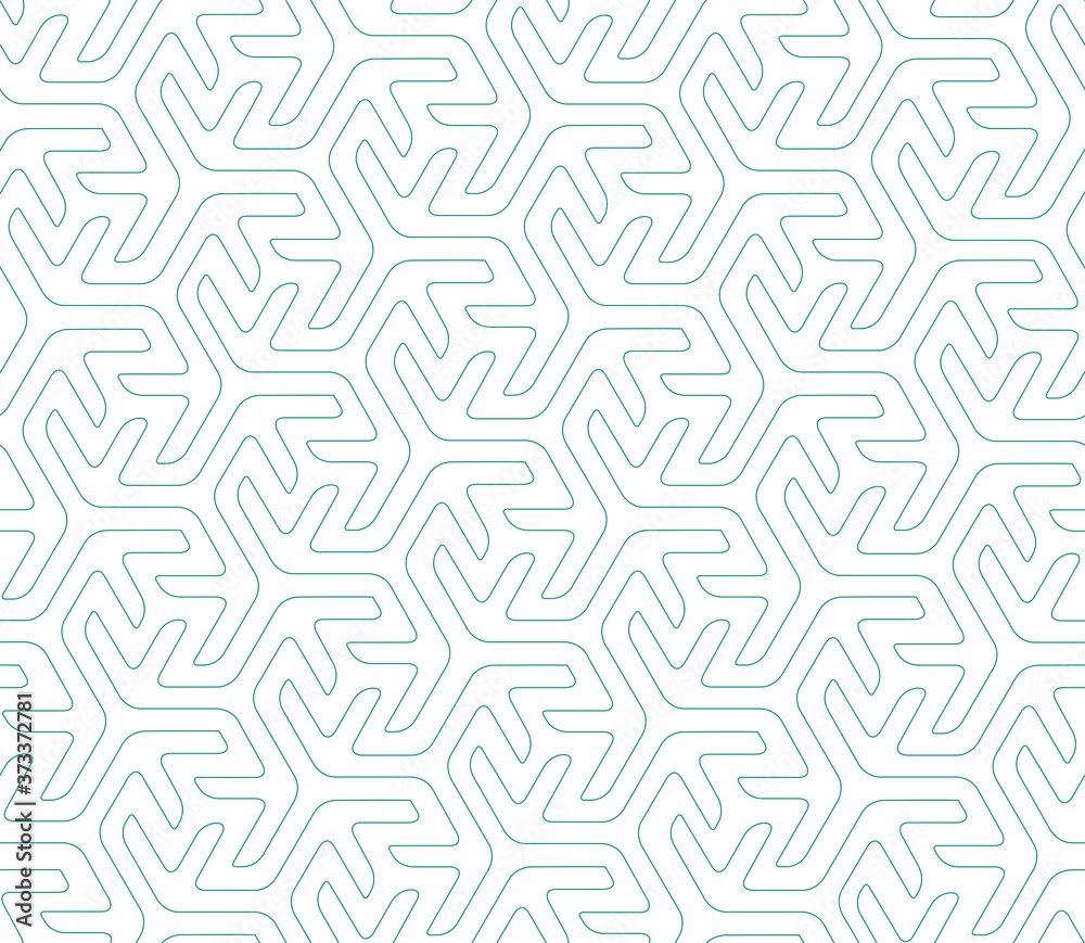 Seamless repeat abstract line cube pattern with round edges background Seamless repeat abstract line cube pattern with round edges background