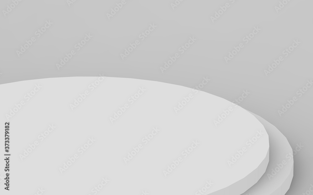 3d gray white cylinder podium minimal studio background. Abstract 3d geometric shape object illustration render. 3d gray white cylinder podium minimal studio background. Abstract 3d geometric shape object illustration render.