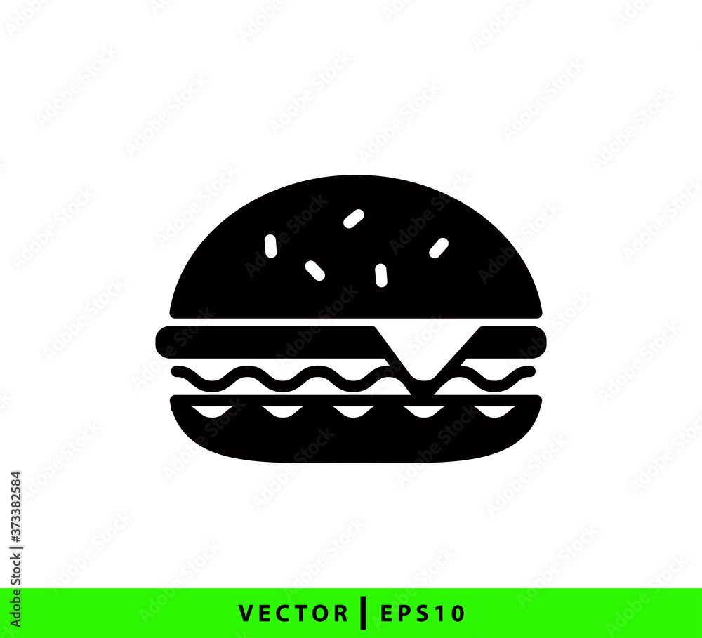 Burger icon vector logo template trendy best seller Burger icon vector logo template trendy best seller