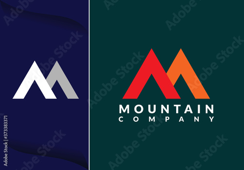 luxury and elegant combination letter M logo design concept