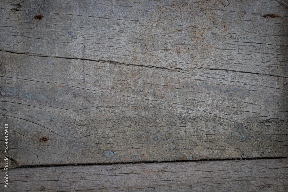 Fototapeta premium Old wood pattern with cracks and nails