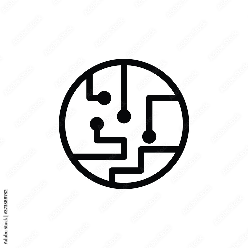 Illustration Vector graphic of circuit icon. Fit for chip, microchip, processor etc. Illustration Vector graphic of circuit icon. Fit for chip, microchip, processor etc.