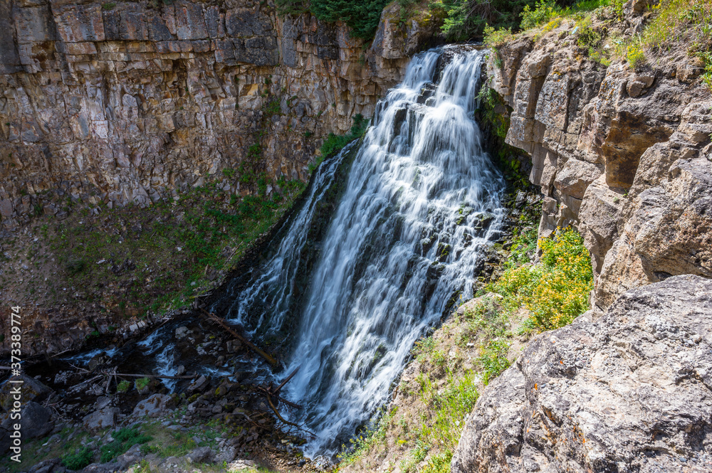 Rustic Falls in Yellowstone National Park