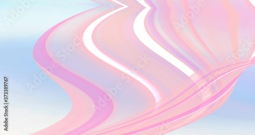 4k 3D animation of rows of colorful pink lines. Geometry pattern motion background. 3D - rendering