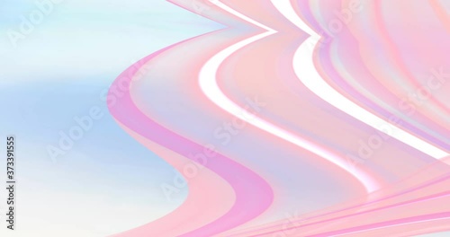 4k 3D animation of rows of colorful pink lines. Geometry pattern motion background. 3D - rendering