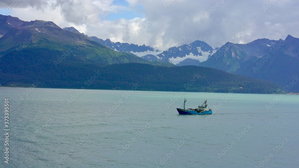 Summer views from Seward, Alaska 