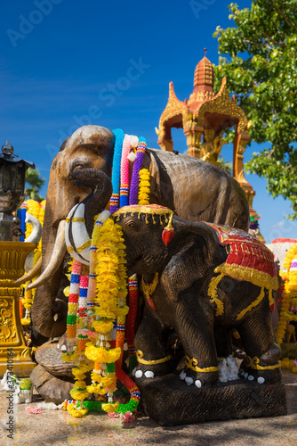 Phrom Thep cape temple in Rawai Phuket photo