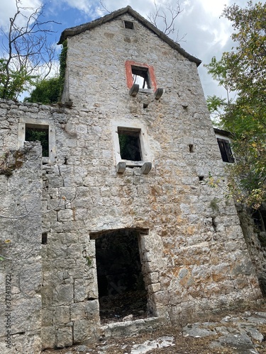 Abandoned Dragovode village, Brac island, Croatia