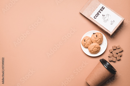 Composition with coffee and...