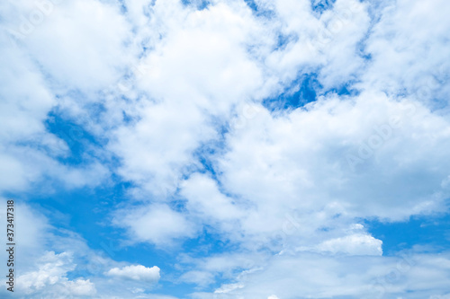 Fototapeta Naklejka Na Ścianę i Meble -  Beautiful blue sky clouds for background.