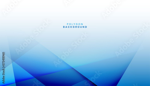 abstract modern blue polygon shape background