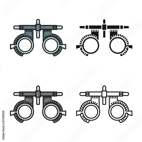 Vector illustration of glasses and corrective logo. Graphic of glasses and eyeglasses stock symbol for web.
