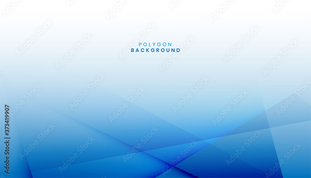 Fototapeta premium abstract modern blue polygon shape background