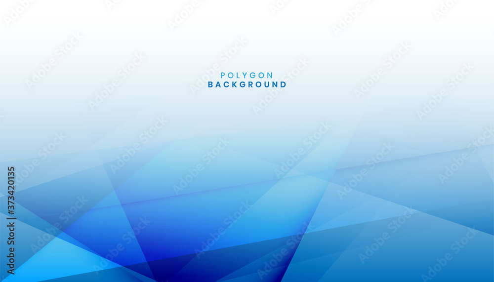 abstract modern blue polygon shape background