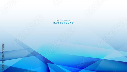 abstract modern blue polygon shape background