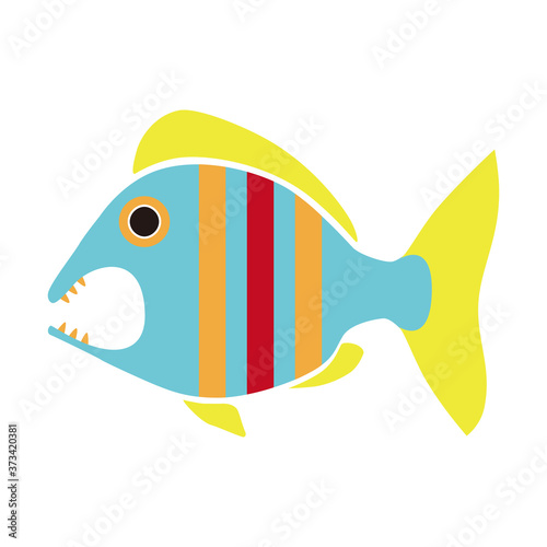 鯛 魚 イラスト シンプル カラフル Stock Illustration Adobe Stock