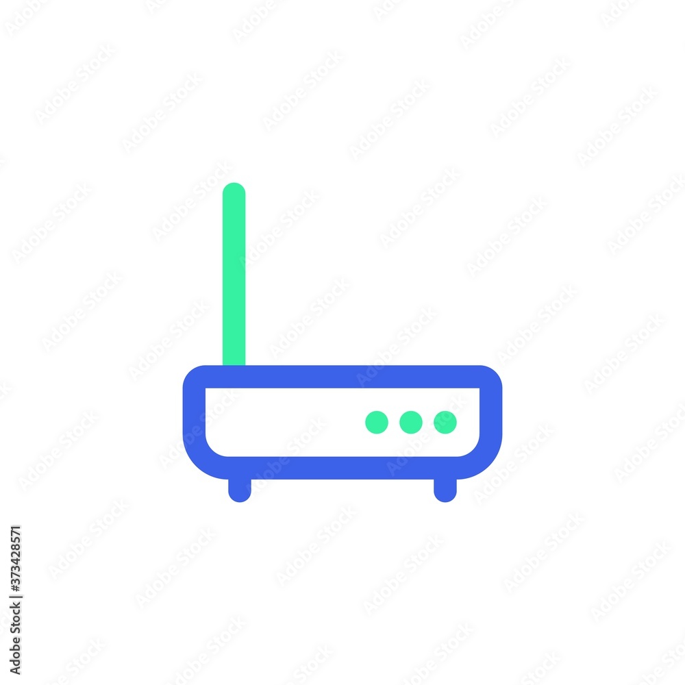 Wireless router line icon. linear style sign for mobile concept and web design. Wifi modem outline vector icon. Symbol, logo illustration. Vector graphics Wireless router line icon. linear style sign for mobile concept and web design. Wifi modem outline vector icon. Symbol, logo illustration. Vector graphics