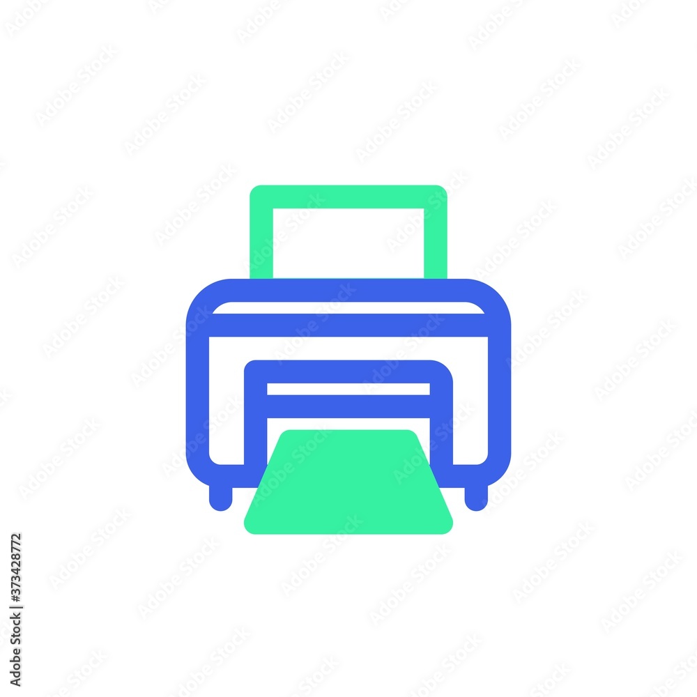 Printer with paper line icon. linear style sign for mobile concept and web design. Printer print outline vector icon. Symbol, logo illustration. Vector graphics Printer with paper line icon. linear style sign for mobile concept and web design. Printer print outline vector icon. Symbol, logo illustration. Vector graphics