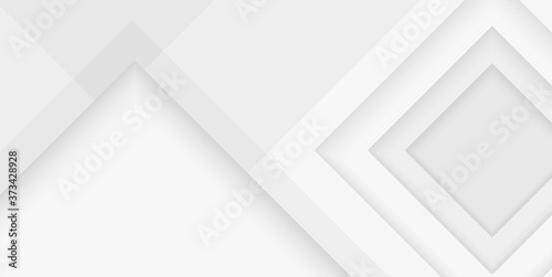 Abstract. Modern design background. White geometric shapes overlap layer. Vector. illustration.