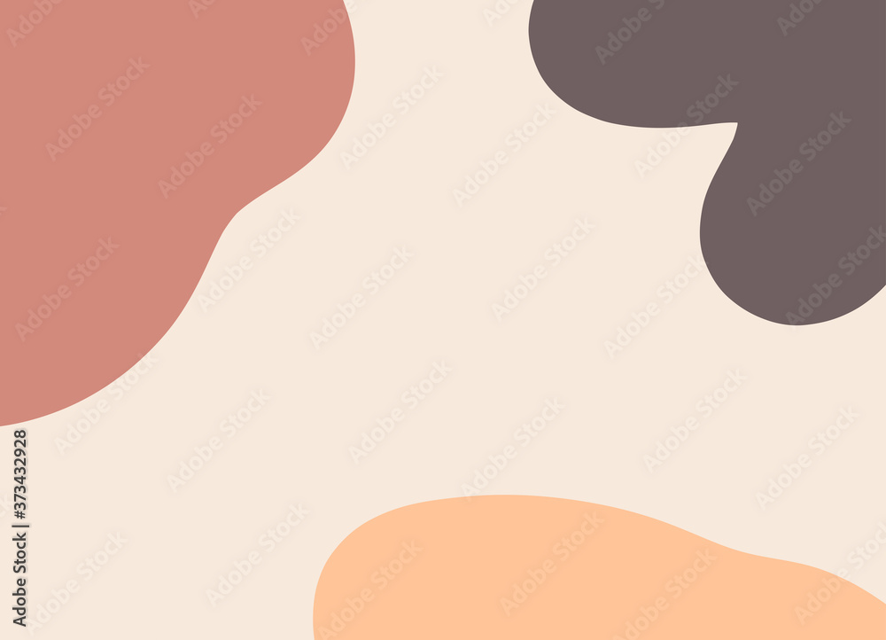 Trendy social media banner template with abstract organic shapes composition in contemporary collage minimal style Trendy social media banner template with abstract organic shapes composition in contemporary collage minimal style