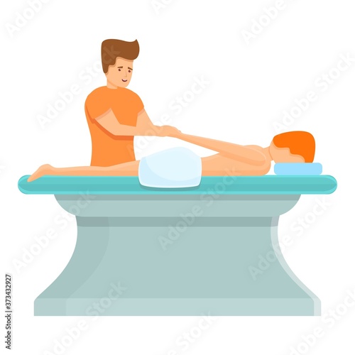 Hand care massagist icon. Cartoon of hand care massagist vector icon for web design isolated on white background