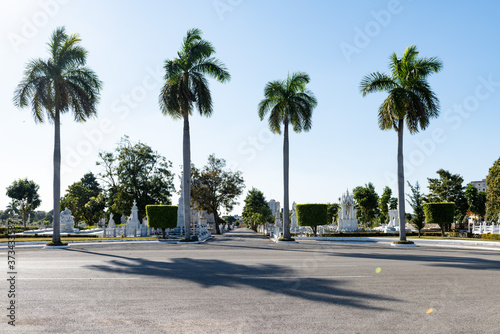 The cemetery Cristóbal Colón in Havana Cuba. © Anna