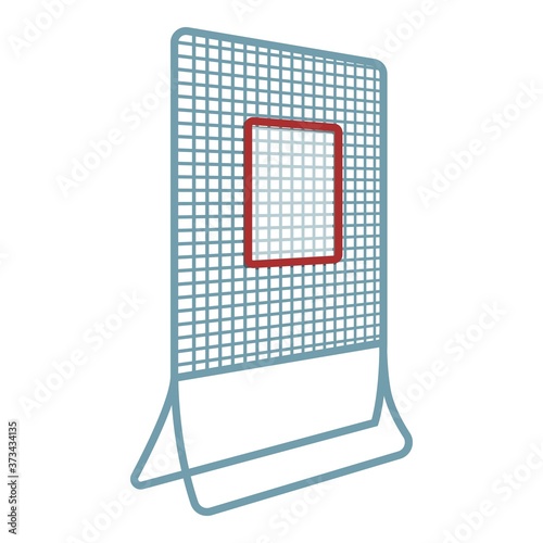 Hurling net gate icon. Cartoon of hurling net gate vector icon for web design isolated on white background