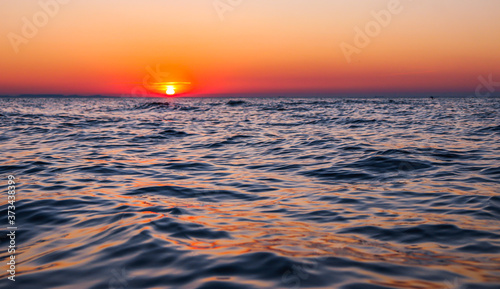 Fototapeta Naklejka Na Ścianę i Meble -  Sunset over the sea