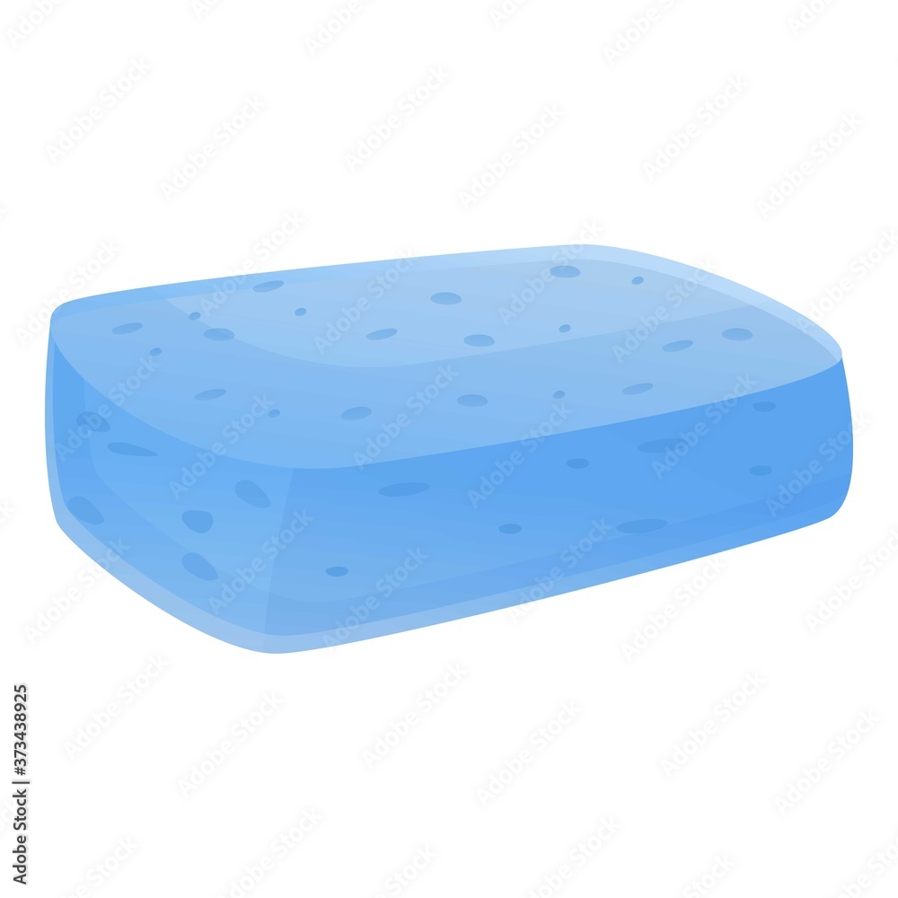 Sponge washcloth icon. Cartoon of sponge washcloth vector icon for web design isolated on white background Sponge washcloth icon. Cartoon of sponge washcloth vector icon for web design isolated on white background
