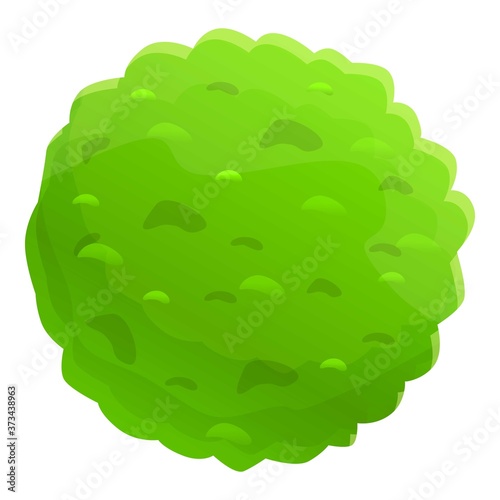 Wash washcloth icon. Cartoon of wash washcloth vector icon for web design isolated on white background