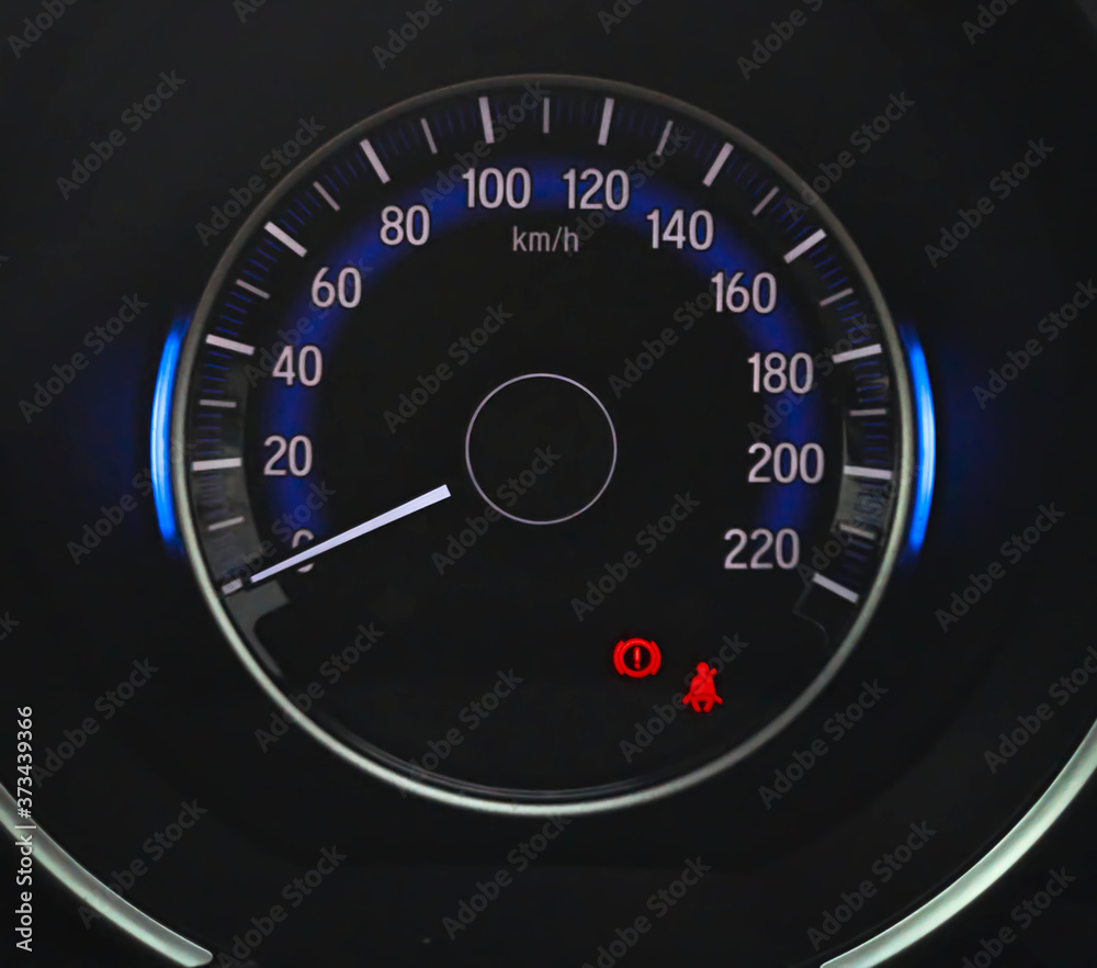 Detail of a tachometer in a car,automobile tachometer Detail of a tachometer in a car,automobile tachometer