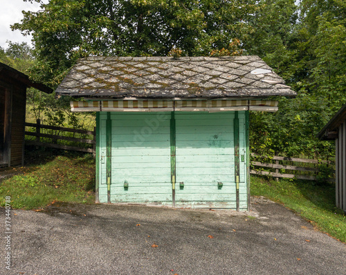 Alter Kiosk am Mariahilfberg in Gutenstein photo