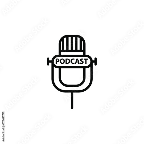 Podcast icon template