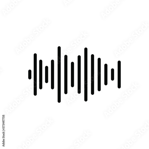 Sound graphic icon template