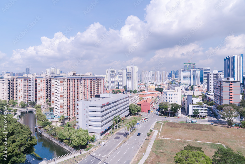 13 October 2019, Singapore, Singapore: Buildings Near Lavender Area, Singapore.