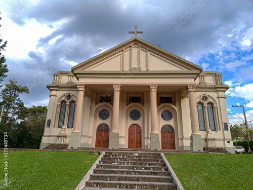 Parish Church of the Vale Veneto District in the city of São João do Polêsine in Brazil
