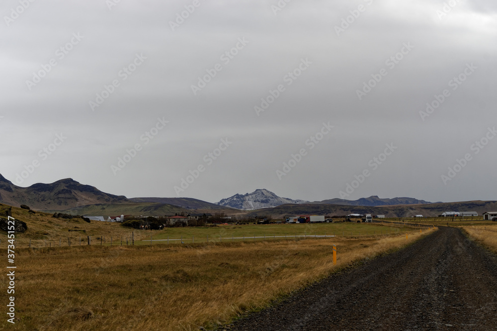 the lonely icelandic wilderness