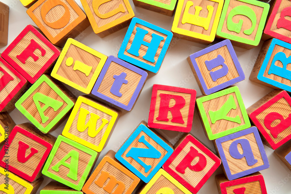 Colourful wooden ABC alphabet baby development blocks Colourful wooden ABC alphabet baby development blocks