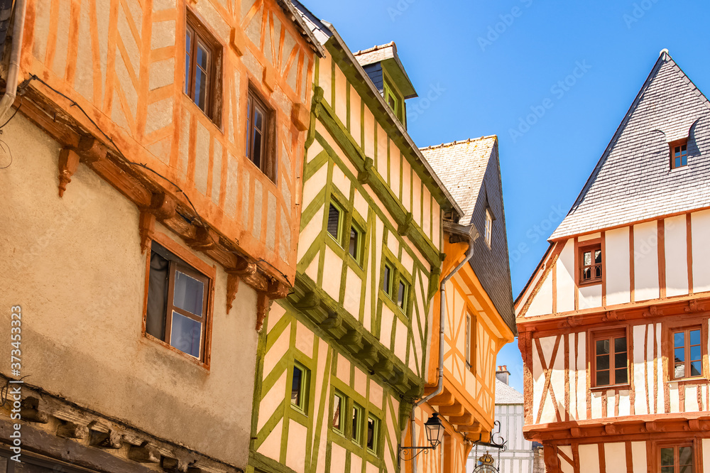Vannes, half-timbered houses Vannes, half-timbered houses