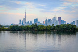 Beautiful view on Toronto city skyline