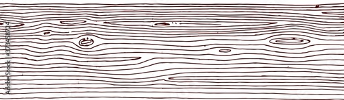 Wood texture. Wooden plank. Board. Outline hand drawing. Isolated vector objects on a white background. A sketch with a felt-tip pen, ink on paper.