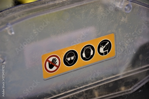 Obraz na płótnie Sicurezza sul lavoro w salonie