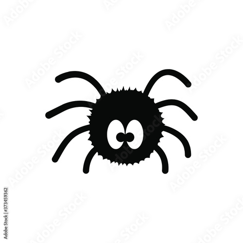 Cute spider vector isolated