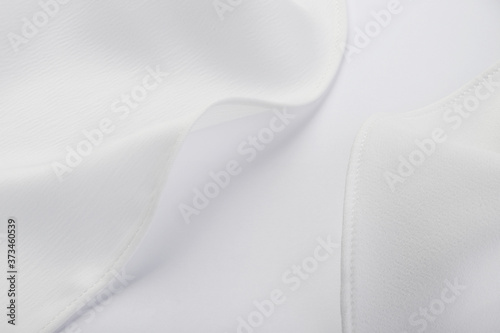 white silk background