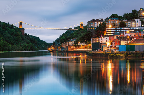 Canvas Print Clifton Suspension Bridge, Bristol, England, United Kingdom