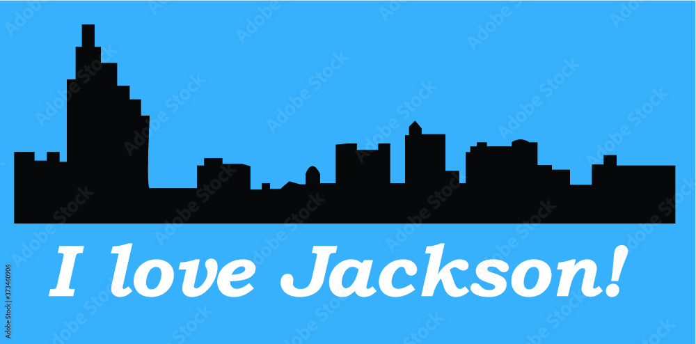 Jackson, Mississippi (city silhouette)