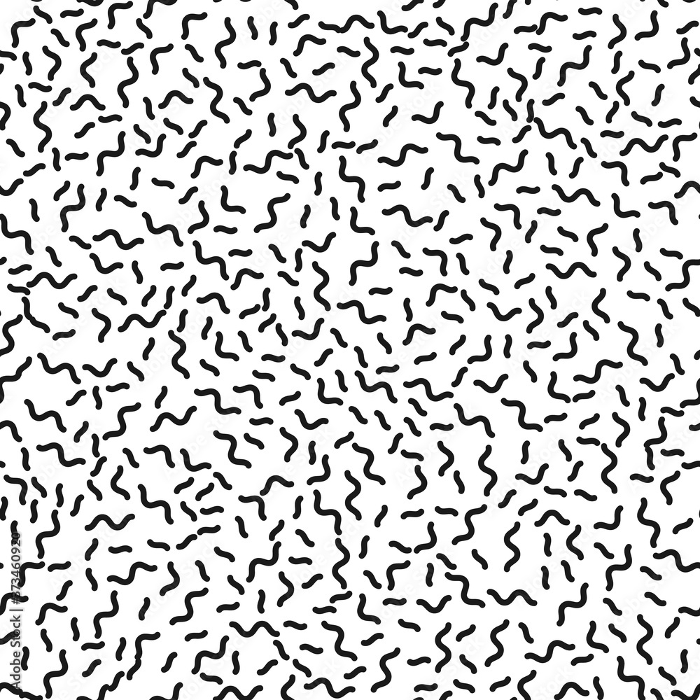 Geometric line monochrome abstract hipster seamless pattern.